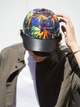 「Sense of Grace（センスオブグレース）のアイテム」を使った、perky room スタッフさん（メンズ・175cm）の夏コーディネート