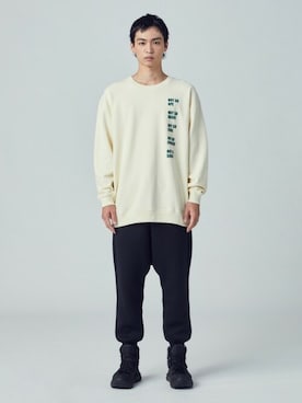 「Not So Ape（ノットソーエイプ）のアイテム」を使った、perky room スタッフさん（メンズ・180cm）の冬コーディネート