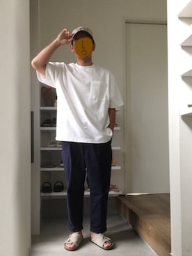 「YETI（イエティ）のアイテム」を使った、ボルさん（メンズ・172cm）の夏コーディネート