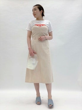 「U by SPICK&SPAN（ユーバイスピックアンドスパン）のアイテム」を使った、Kateさん（レディース・163cm）の春コーディネート