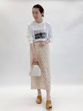 「U by SPICK&SPAN（ユーバイスピックアンドスパン）のアイテム」を使った、Kateさん（レディース・163cm）の春コーディネート