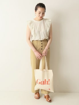 「U by SPICK&SPAN（ユーバイスピックアンドスパン）のアイテム」を使った、Kateさん（レディース・163cm）の夏コーディネート