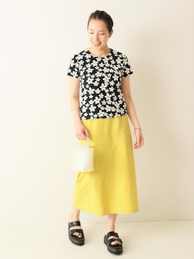 「U by SPICK&SPAN（ユーバイスピックアンドスパン）のアイテム」を使った、Kateさん（レディース・163cm）の夏コーディネート