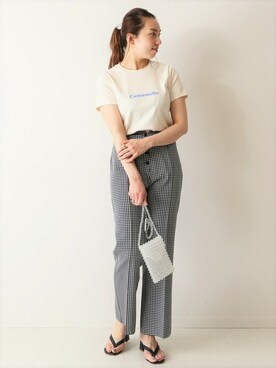 「U by SPICK&SPAN（ユーバイスピックアンドスパン）のアイテム」を使った、Kateさん（レディース・163cm）の夏コーディネート
