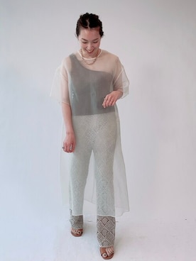 「U by SPICK&SPAN（ユーバイスピックアンドスパン）のアイテム」を使った、Kateさん（レディース・163cm）の夏コーディネート