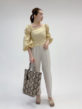 「U by SPICK&SPAN（ユーバイスピックアンドスパン）のアイテム」を使った、Kateさん（レディース・163cm）の夏コーディネート