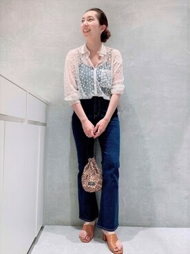 「U by SPICK&SPAN（ユーバイスピックアンドスパン）のアイテム」を使った、Kateさん（レディース・163cm）の夏コーディネート