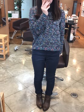 ♡まーさん◡̈*⑅♡さん(レディース・155cm)の冬コーディネート