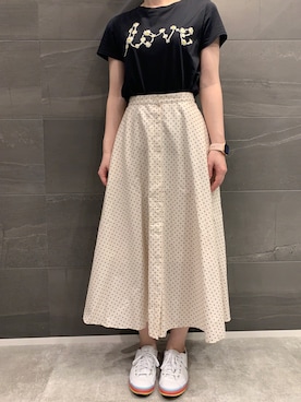 ケイトスペード　160 Tシャツ&キュロット　モデルコーデ♡ kate spade new york kids（ケイトスペードニューヨーク）の