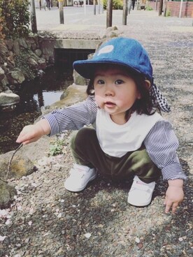 Nico◡̈♥︎さん（キッズ・70cm）の春コーディネート