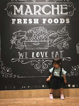 Nico◡̈♥︎さん（キッズ・70cm）の秋コーディネート