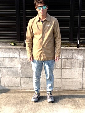 「UNDERCOVER（アンダーカバー）のアイテム（その他アウター）」を使った、ケンジさん（メンズ・173cm）の春コーディネート