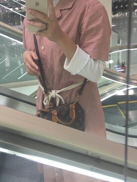 「LOUIS  VUITTON」｜「アイテム（ワンピース/ドレス）」を使った、yuk!m!さん（レディース・160cm）の秋コーディネート