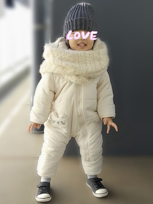 Ami Sami 赤ちゃん本舗のつなぎ オールインワンを使ったコーディネート Wear