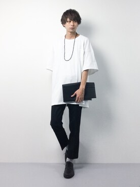 「unrelaxing（アンリラクシング）のアイテム（トップス）」を使った、セキユウスケさん（メンズ・180cm）の冬コーディネート
