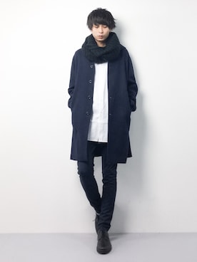「Journal Standard TRISECT（トライセクト）のアイテム（その他アウター）」を使った、セキユウスケさん（メンズ・180cm）の冬コーディネート