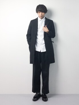 「unrelaxing（アンリラクシング）のアイテム（ジャケット/アウター）」を使った、セキユウスケさん（メンズ・180cm）の冬コーディネート