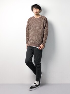 セキユウスケさん（メンズ・180cm）の冬コーディネート