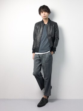 「DETAILS（ディテールズ）のアイテム」を使った、セキユウスケさん（メンズ・180cm）の冬コーディネート