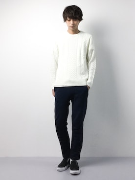 セキユウスケさん（メンズ・180cm）の冬コーディネート