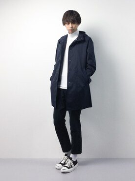 「417 EDIFICE（フォーワンセブンエディフィス）のアイテム（その他アウター）」を使った、セキユウスケさん（メンズ・180cm）の冬コーディネート