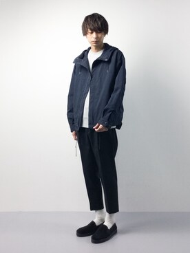 「MONKEY TIME（モンキータイム）のアイテム（ブルゾン）」を使った、セキユウスケさん（メンズ・180cm）の冬コーディネート