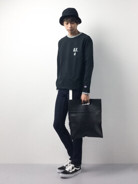 セキユウスケさん（メンズ・180cm）の冬コーディネート