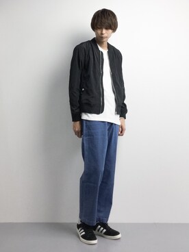 「SPINNS（スピンズ）のアイテム（ジャケット/アウター）」を使った、セキユウスケさん（メンズ・180cm）の春コーディネート