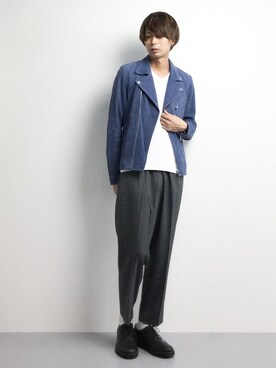 セキユウスケさん（メンズ・180cm）の春コーディネート