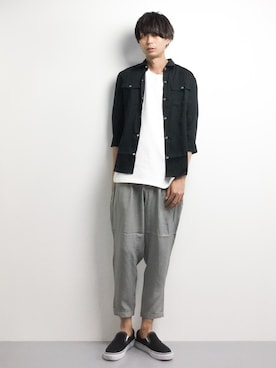 セキユウスケさん（メンズ・180cm）の春コーディネート