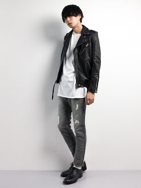 セキユウスケさん（メンズ・180cm）の春コーディネート