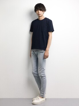 「THE TWENTYSEVEN（ザ トゥエンティーセブン）のアイテム」を使った、セキユウスケさん（メンズ・180cm）の春コーディネート