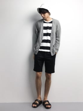 「REPIDO（リピード）のアイテム」を使った、セキユウスケさん（メンズ・180cm）の春コーディネート