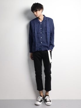 セキユウスケさん（メンズ・180cm）の春コーディネート