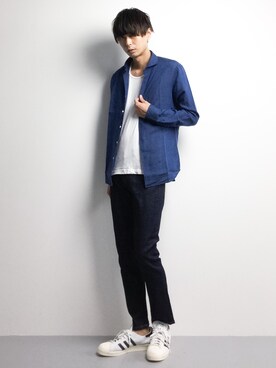 セキユウスケさん（メンズ・180cm）の春コーディネート