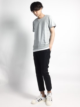「REPIDO（リピード）のアイテム」を使った、セキユウスケさん（メンズ・180cm）の夏コーディネート