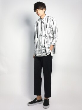 セキユウスケさん（メンズ・180cm）の夏コーディネート