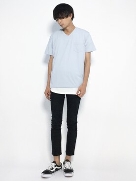 セキユウスケさん（メンズ・180cm）の夏コーディネート