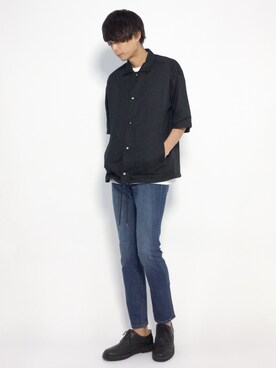 「WEGO（ウィゴー）のアイテム（ナイロンジャケット）」を使った、セキユウスケさん（メンズ・180cm）の夏コーディネート