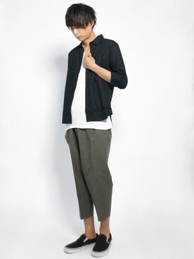 セキユウスケさん（メンズ・180cm）の夏コーディネート