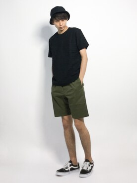 「AZUL by moussy（アズールバイマウジー）のアイテム」を使った、セキユウスケさん（メンズ・180cm）の夏コーディネート