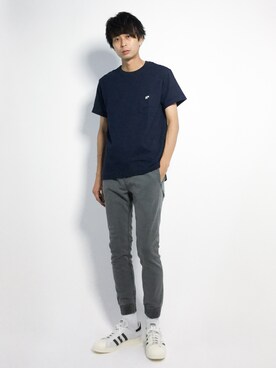 「Scye（サイ）のアイテム（Tシャツ/カットソー）」を使った、セキユウスケさん（メンズ・180cm）の夏コーディネート