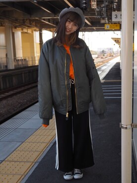 「CONVERSE（コンバース）のconverse（コンバース） ALL STAR OX（オールスターOX）（スニーカー）」を使った、みらの★さん（レディース・165cm）の春コーディネート