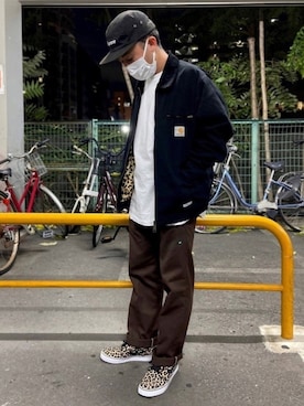 「秋のブラウンスタイル」｜「アイテム（ジャケット/アウター）」を使った、shunさん（メンズ・163cm）の秋コーディネート