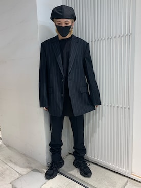 「soe（ソーイ）のアイテム（パンツ）」を使った、otokuniさん（メンズ・165cm）の秋コーディネート