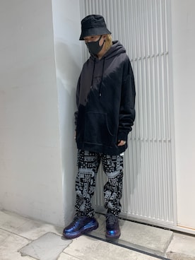 「L.H.P Private Brand（エルエイチピープライベートブランド）のアイテム（トップス）」を使った、otokuniさん（メンズ・165cm）の秋コーディネート