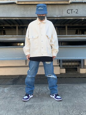 「Danke schon」｜「アイテム（デニムジャケット）」を使った、otokuniさん（メンズ・165cm）の春コーディネート