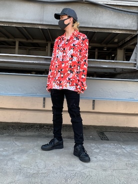 「MCM（エムシーエム）のアイテム（帽子）」を使った、otokuniさん（メンズ・165cm）の春コーディネート