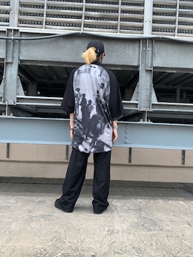 「Danke schon」｜「アイテム（スラックス）」を使った、otokuniさん（メンズ・165cm）の夏コーディネート