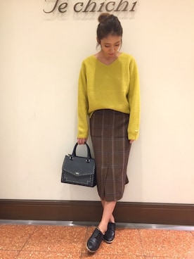 SUZUKI YUNAさん（レディース・161cm）の秋コーディネート